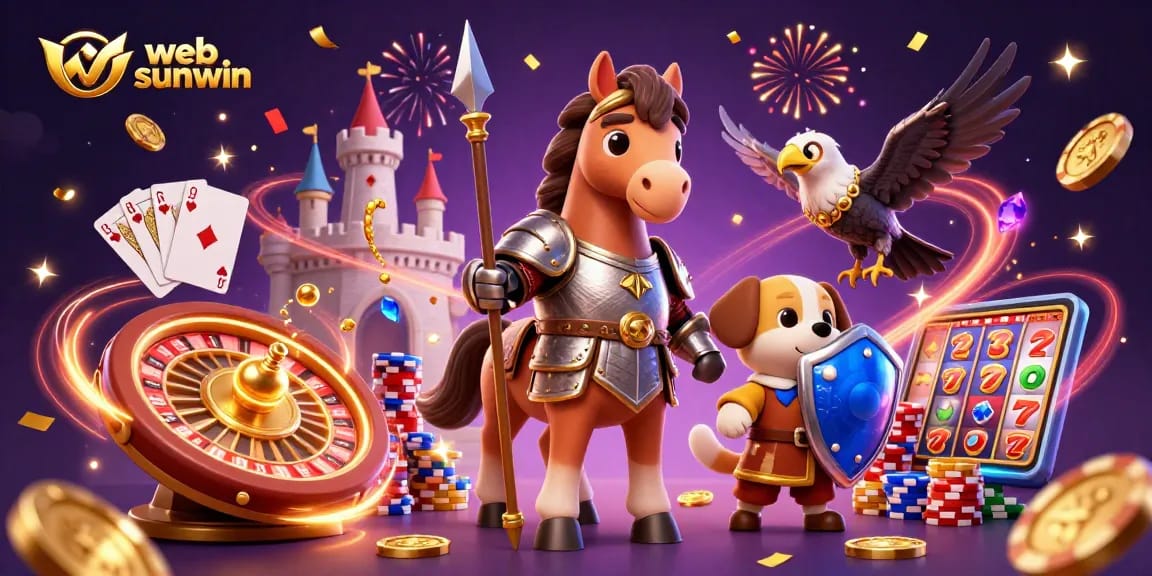 Experience thrilling gameplay at web sunwin with vibrant 3D casino characters and dynamic game elements.