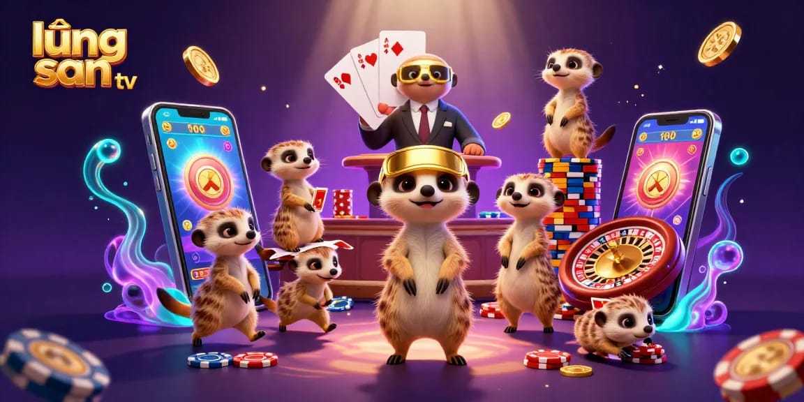 Win big with lương sơn tv through engaging meerkats managing a dynamic casino scene.