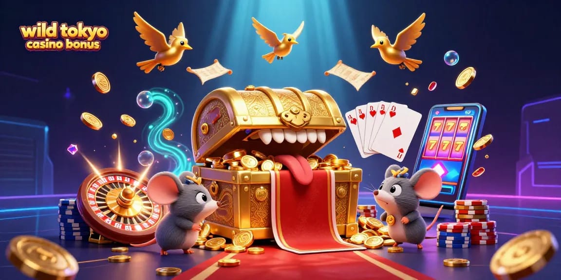 Attiva il bonus Wild Tokyo Casino con ricchezze straordinarie mentre giochi alle slot e vinci!