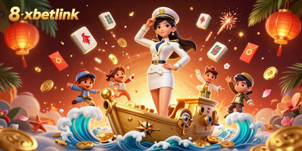 Engage in winning strategies with 8xbetlink's vibrant casino experience featuring golden treasures.